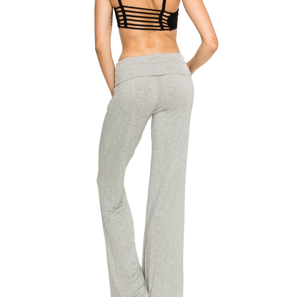 Poplooks Foldover Yoga Pants